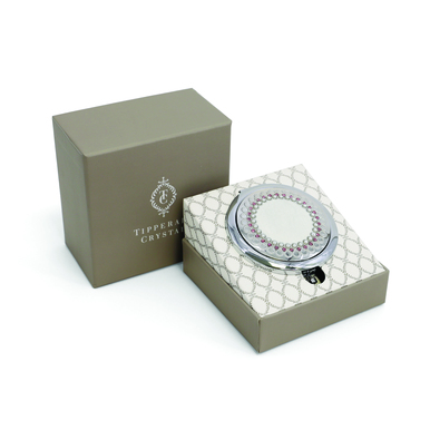 Vintage Pearl Compact Mirror - Image 2