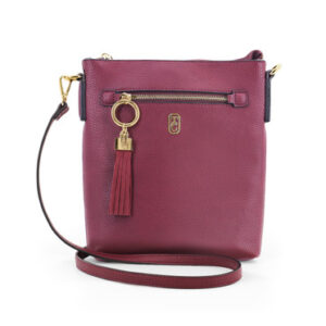 Chelsea Cross Body Pouch - Burgundy