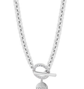 ROMI SILVER CHAIN BAR NECKLACE