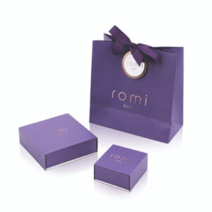 ROMI GOLD PURPLE STONE BRACELET