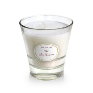Poinsettia Tumbler Candle - White Christmas
