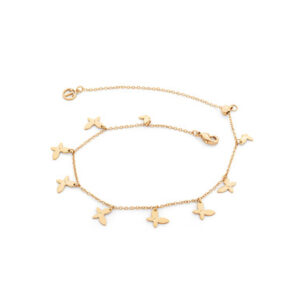NINE BUTTERFLIES BRACELET GOLD - NEW 2024