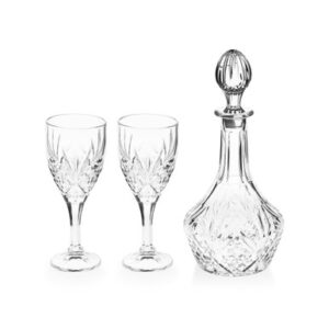 Belvedere Wine Decanter & 2 Wine Glasses - NEW 2024