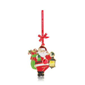 Santa & Lantern Gem Decoration - NEW 2024