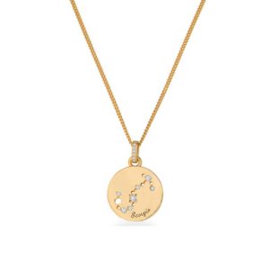 Zodiac Gold Pendant - Scorpio New Autumn 2024