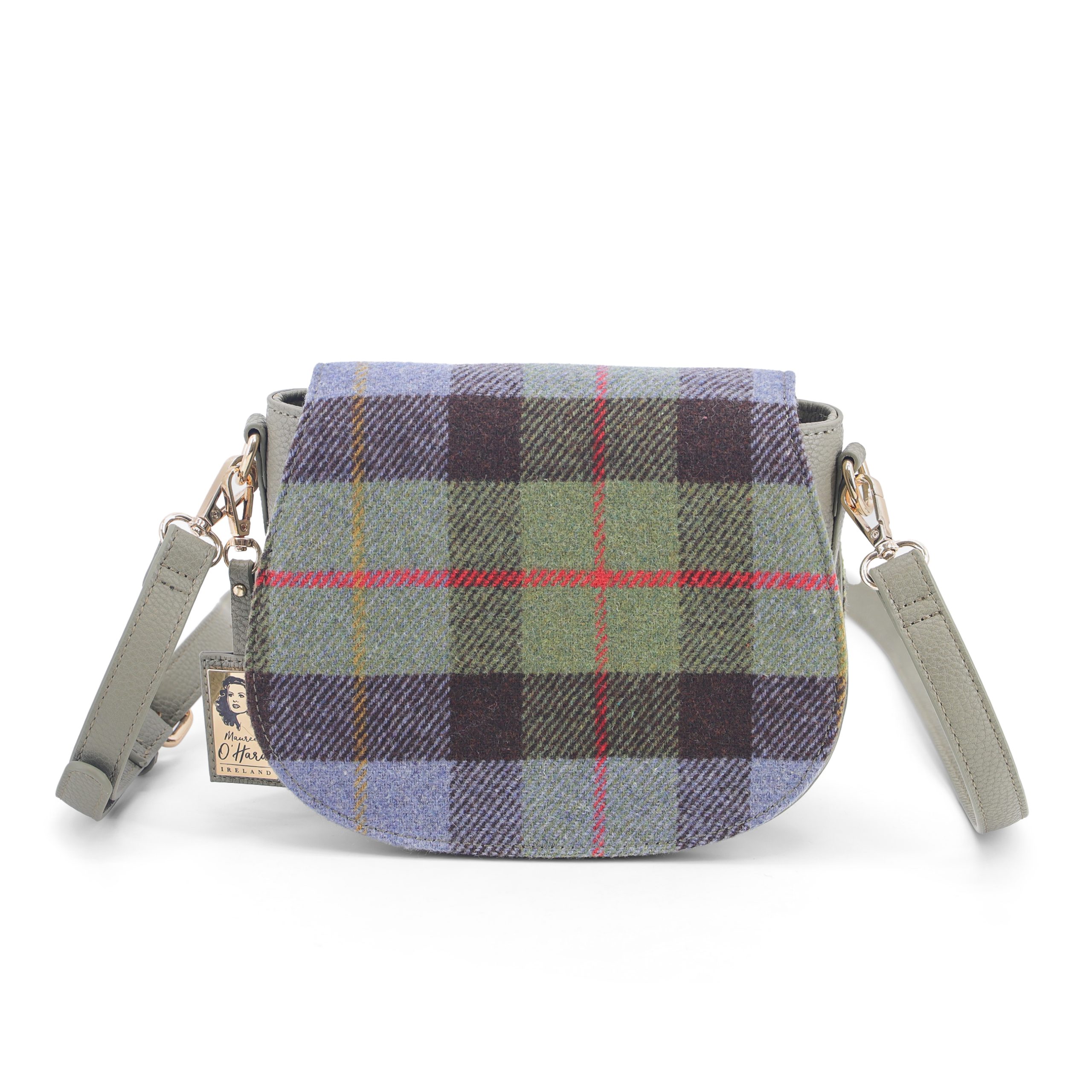 Harvie Tartan Saddle Handbags