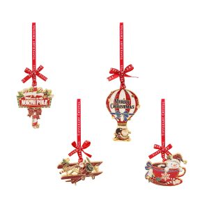 Sparkle S/4 Christmas Decorations (North Pole, Teacup, Biplane, Balloon Sleigh)