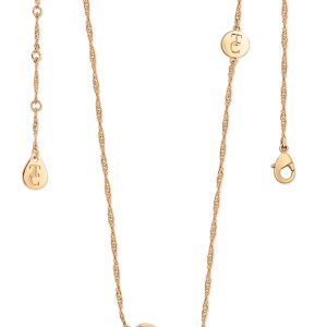 TIPPERARY CRYSTAL LETTER "B" PENDANT GOLD