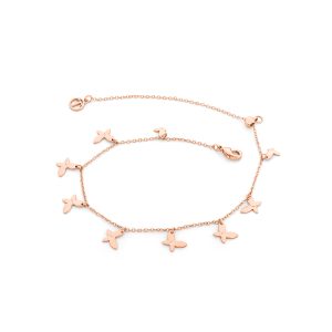 NINE BUTTERFLIES BRACELET ROSE GOLD (BB03967)