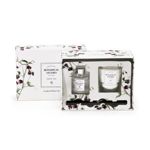 Botanical Studio Sweet Pea Candle & Diffuser Set - NEW 2025