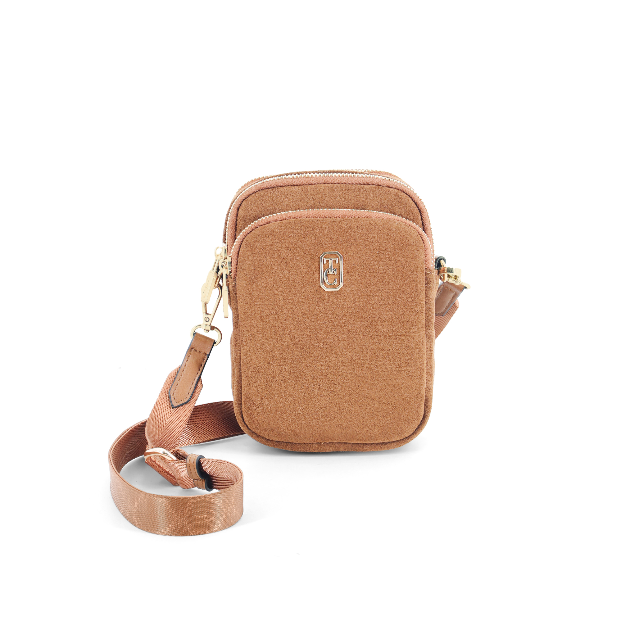 Naples Mini Cross Body Bag – Suede – NEW 2026 – Tipperary Crystal
