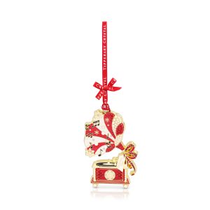 Pearl Gramophone Christmas Decoration - NEW 2026