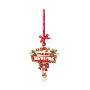 Sparkle North Pole Sign Decoration - NEW 2026