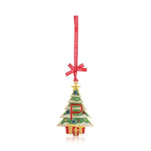 Alphabet Christmas Tree Decoration - Letter P