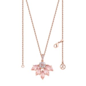 Maureen O'Hara Fan Rose Gold Pendant