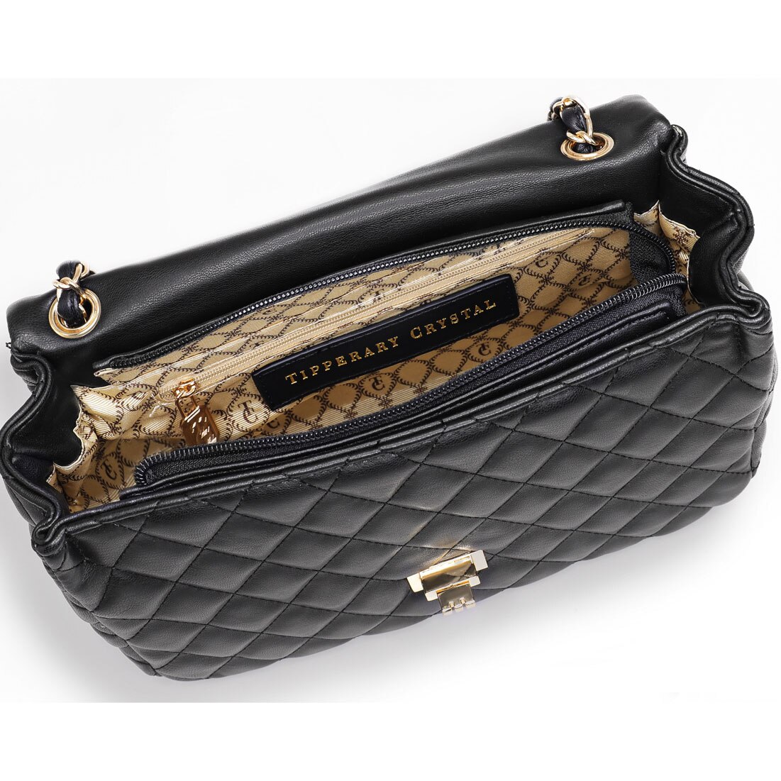 Quilted Shoulder Bag Palermo Black - Image 3