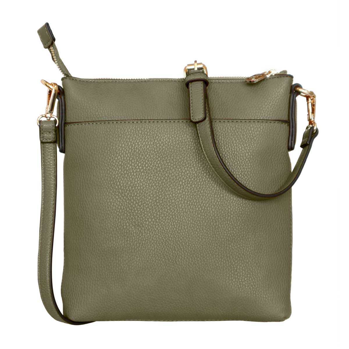 The Chelsea Cross Body Pouch Olive - Image 2