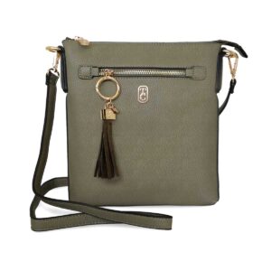The Chelsea Cross Body Pouch Olive