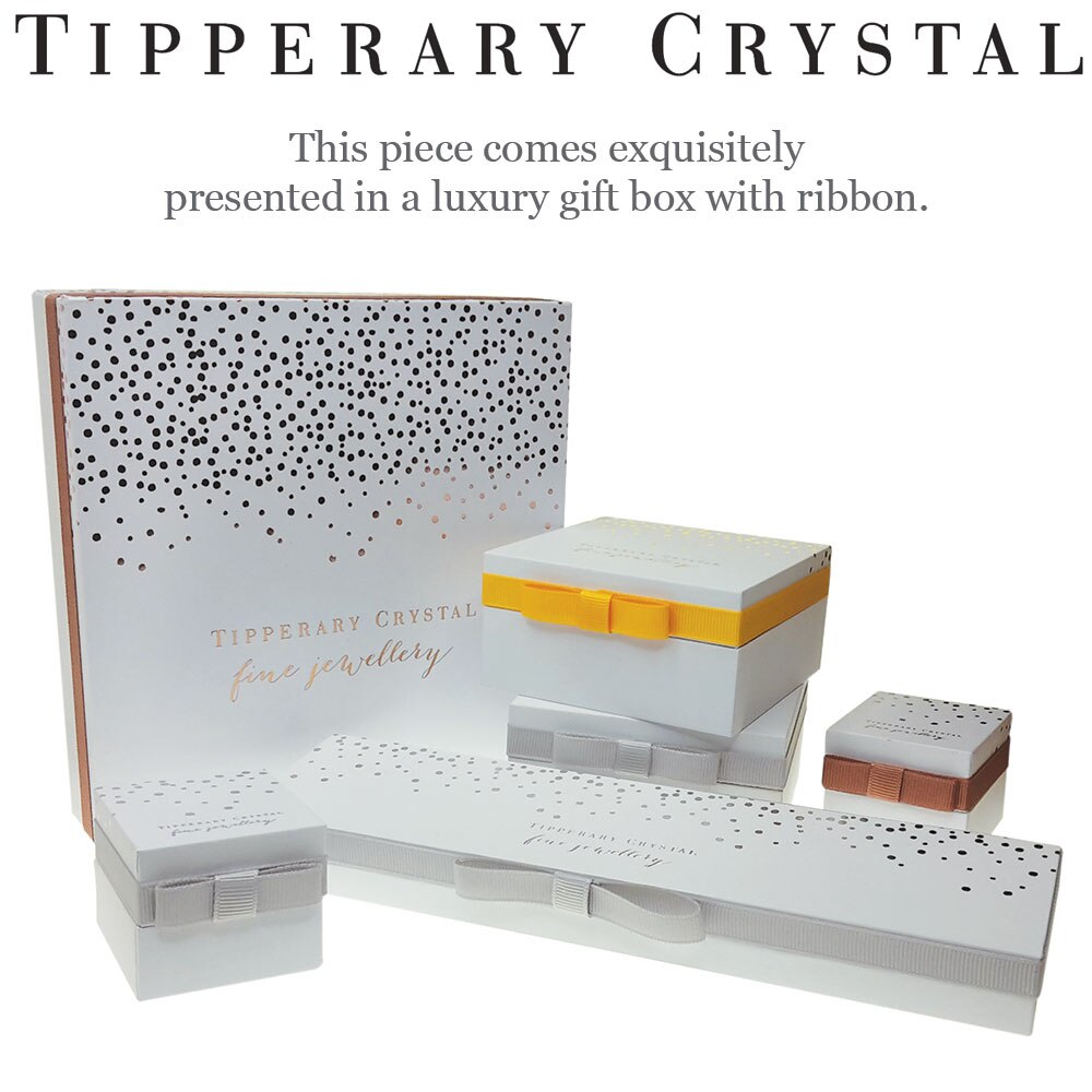 Silver Square Drop Pendant With Clear Stone - Image 2
