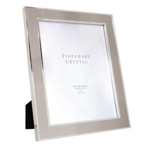Grey Enamel Frame with Silver Edging 8 inch x 10 inch