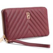 Chevron Burgundy Wallet