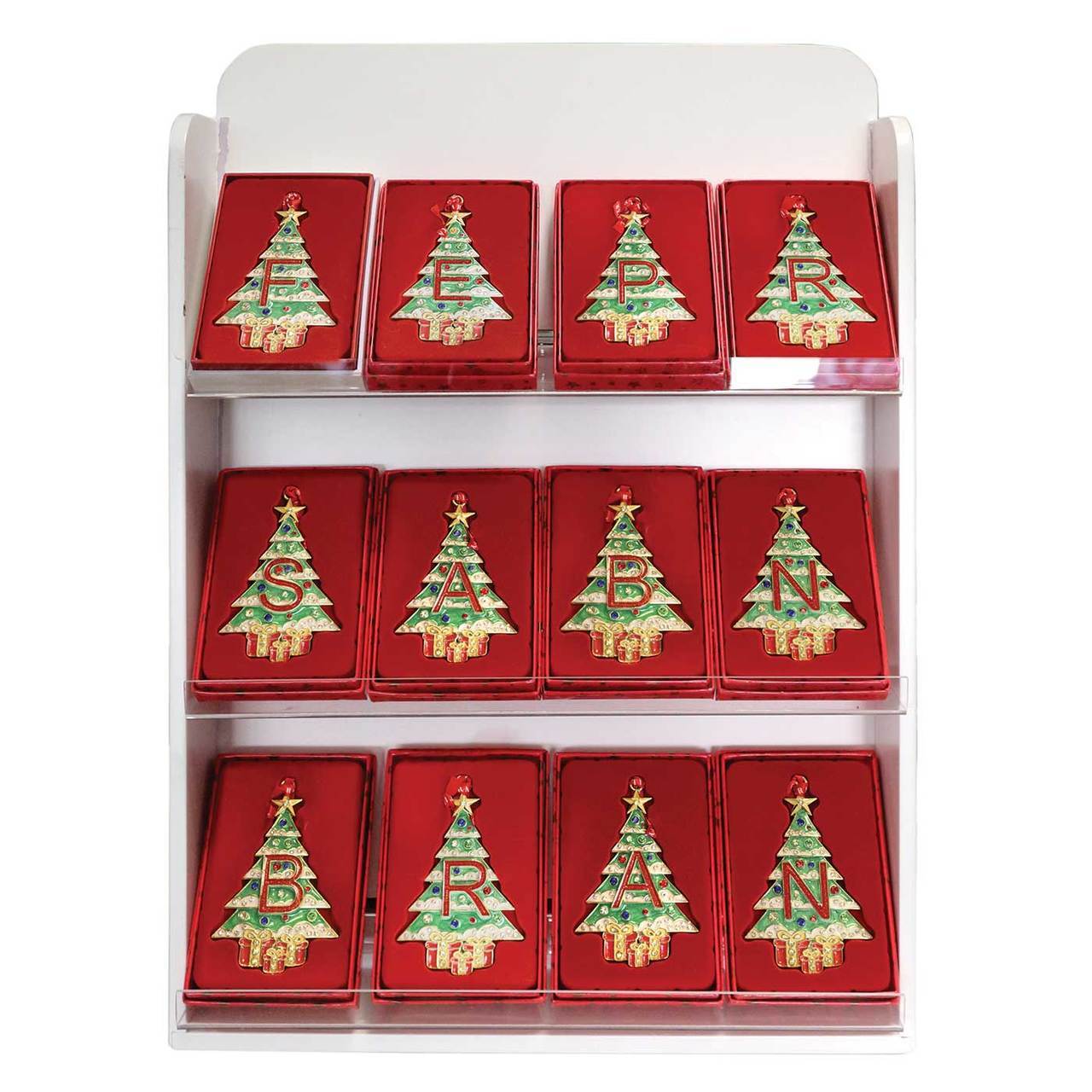 Alphabet Christmas Tree Decoration - Letter W - Image 3