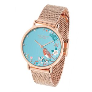 Robin Rose Gold Birdy Watch