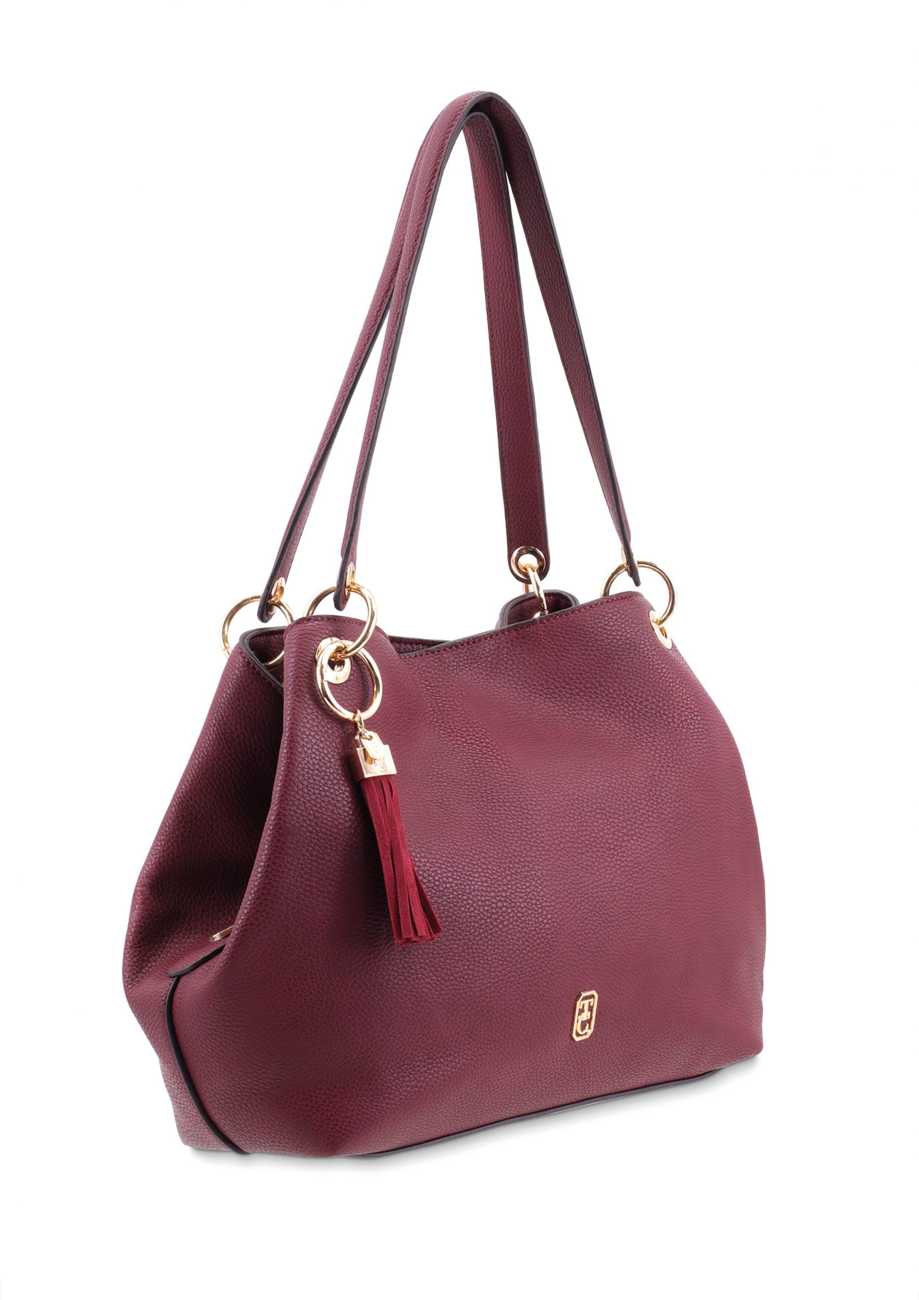 Sicily Burgundy Tote Bag